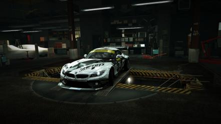 For speed bmw z4 gt3 garage nfs wallpaper