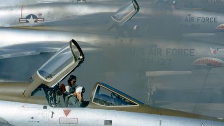 Landscapes nature aircraft national geographic f-105 thunderchief wallpaper