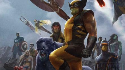 Marvel comics wallpaper