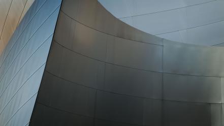 Minimalistic architecture urban iron guggenheim wallpaper