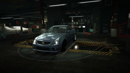 Need for speed cadillac cts garage nfs wallpaper