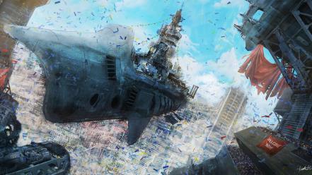 Robots fantasy art machines digital characters 3d wallpaper