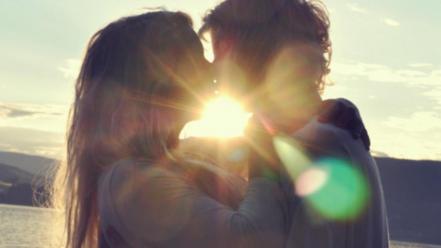 Sunset love sun sunlight heterosexual wallpaper