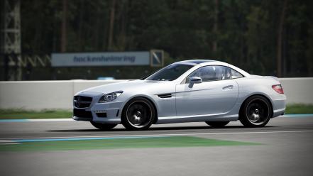 360 forza motorsport 4 mercedes slk55 amg wallpaper