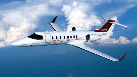 Aircraft skyscapes wallpaper