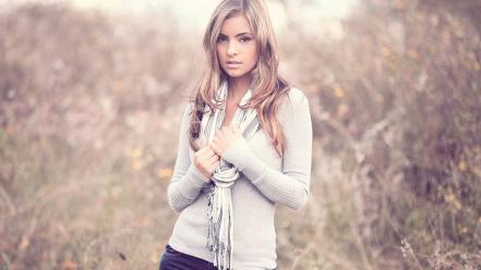 Blondes women outdoors paris nichole wallpaper