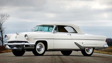 Cars convertible lincoln 1955 capri wallpaper