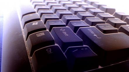 Computers keyboards negative wallpaper