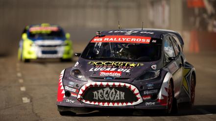 Cross cars ford rally fiesta wrc wallpaper