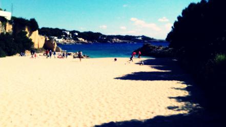 Landscapes beach mallorca sea wallpaper