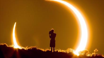 Men eclipse wallpaper