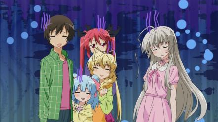 Nyaruko-san nyaruko kuuko yasaka mahiro hastur ghutatan wallpaper