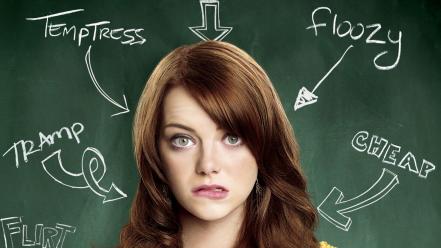 Women celebrity emma stone easy a wallpaper
