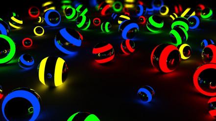Colorful balls wallpaper