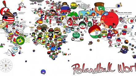 Poland cartoons maps polandball wallpaper
