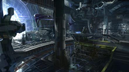 Futuristic master chief artwork banshee halo 4 wallpaper