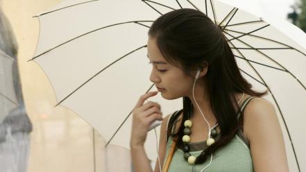 People asians korean umbrellas kim tea hee wallpaper