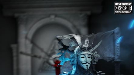 Samurai v for vendetta bosslogic wallpaper