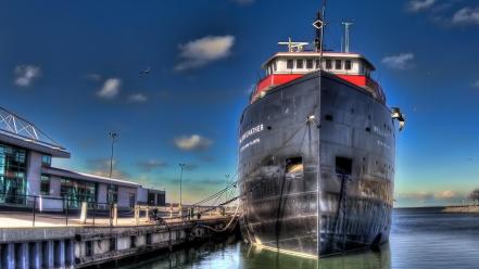 Ships hdr photography wallpaper