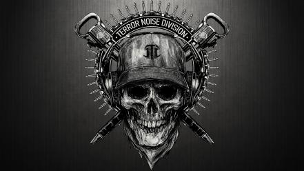 Skulls death artwork wallpaper