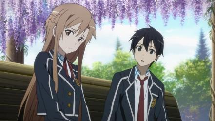 Sword art online yuuki asuna kirigaya kazuto wallpaper