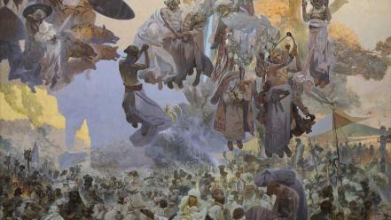 Alphonse mucha artwork wallpaper