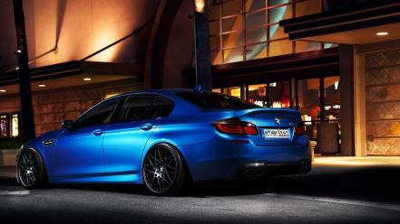 Blue cars tuning bmw m5 sports wallpaper