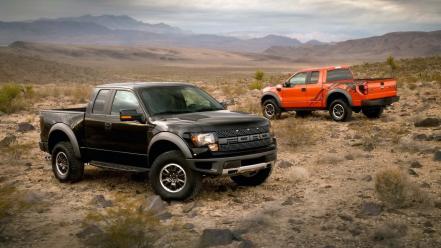 Cars desert ford f150 svt raptor pickup trucks wallpaper