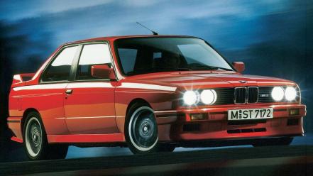 Red evolution bmw m3 1988 wallpaper