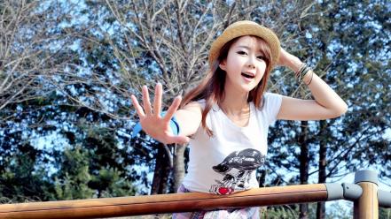 Women models asians korean han chae yee wallpaper