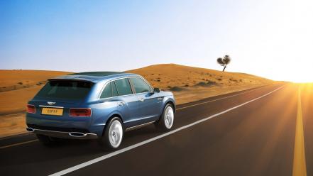 Cars bentley roads concept art suv wallpaper