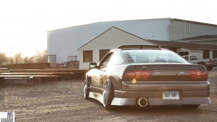 Cars nissan 180sx silver jdm taillights wallpaper