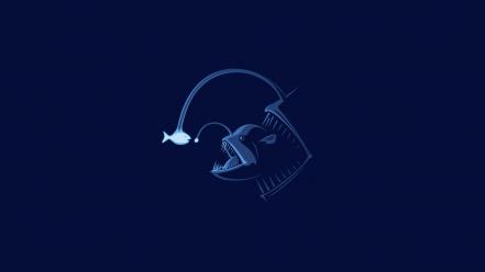 Fish fun art wallpaper