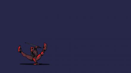 Minimalistic katana deadpool wade wilson wallpaper