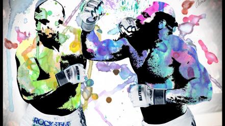 Mma watercolor kimbo slice wallpaper