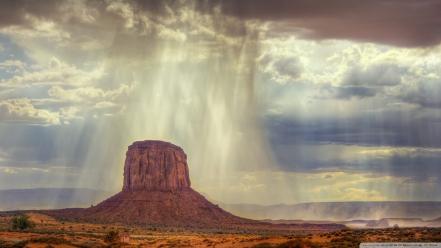 Mountains nature rain wallpaper