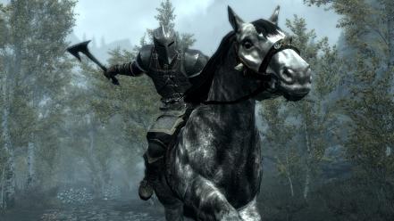 The elder scrolls v: skyrim dawnguard axemen wallpaper