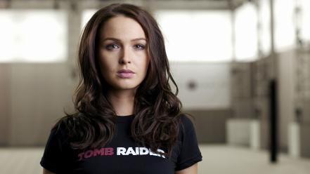 Tomb raider lara croft celebrity camilla luddington wallpaper