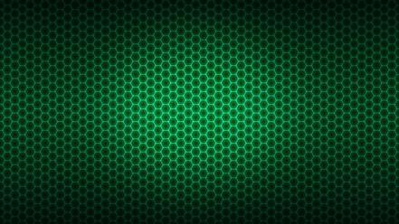 Green honeycomb background wallpaper