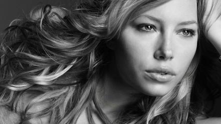 Biel monochrome girl portraits top model girls wallpaper
