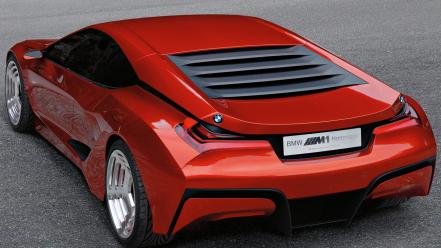 Concept art cars sports orange m1 future wallpaper
