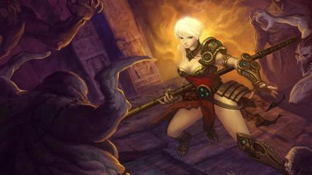 Games fantasy art artwork diablo iii monk wallpaper
