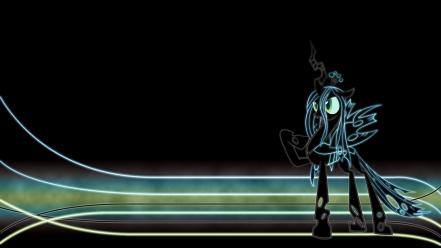 My little pony glow queen chrysalis wallpaper