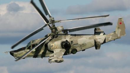 Russian air force ka-50 black shark powerful wallpaper