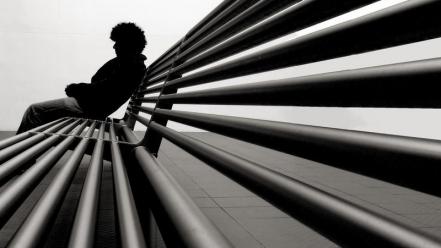 Women black and white minimalistic children wallpaper
