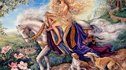 Fantasy paintings art dreams josephine wall mystical wallpaper