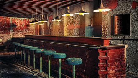 Interior bars wallpaper