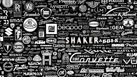 Cars quotes brands logos wallpaper