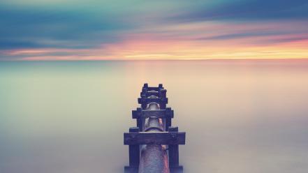 Landscapes horizon mist wallpaper