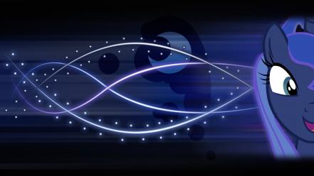 Lights my little pony princess luna wallpaper